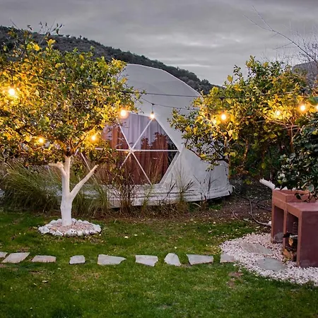 Campsite Lemon Tree Dome House Paralia Kallonis